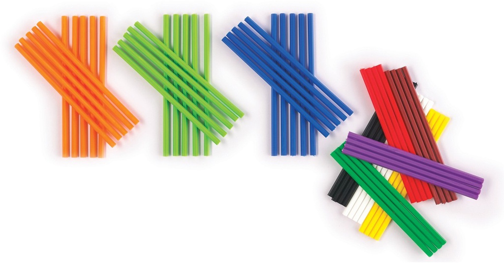 COUNTING STICKS(1000pcs)(4''-10cm long)(10colors)(5+yrs) | Teacherscellar